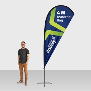 4m Teardrop Flag