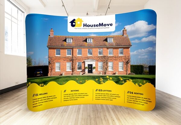 'ArcXL' Custom Printed Large Fabric Exhibition Stand - Image 2