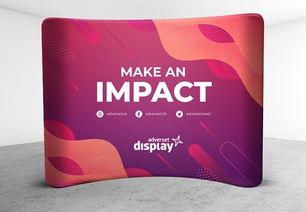 'ArcXL' Custom Printed Large Fabric Exhibition Stand - Image 3