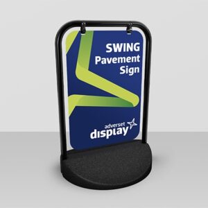 Swing Pavement Sign