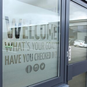 Frosted Window Vinyl Graphics