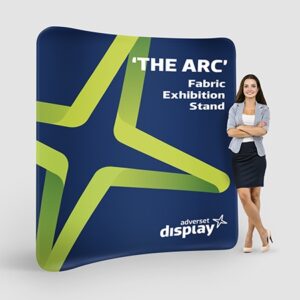 'ARC' Printed Fabric Exhibition Pop Up Stand